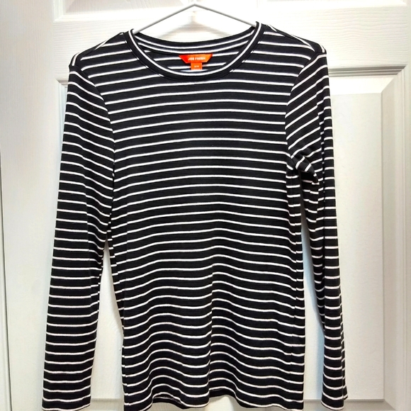 Black and white striped top - Picture 1 of 2